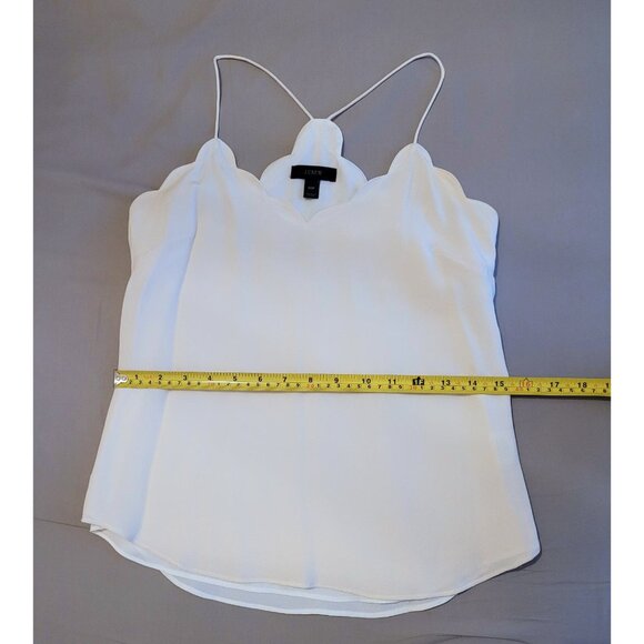 NWOT J. Crew Silk Carrie Camisole in White (P00) - Picture 10 of 13